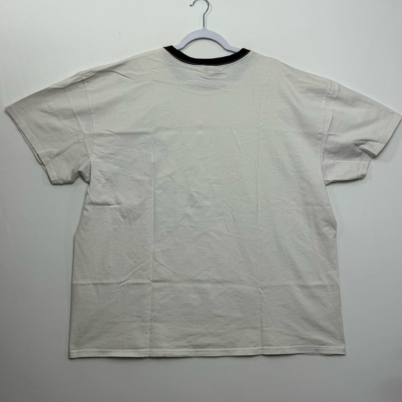 Early Y2K Nike Embroidered Nike Air Logo Short Sleeve T-shirt Men’s 2XL Mocha - Picture 5 of 7